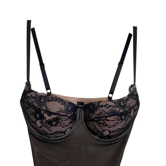 Mission Control Black Boudoir Body Control Top - Picture 7 of 7